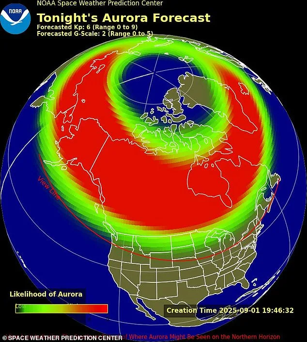 Rare Celestial Event: Northern Lights Expected to Be Visible in the UK Due to Solar Storm, Sparking Public Interest