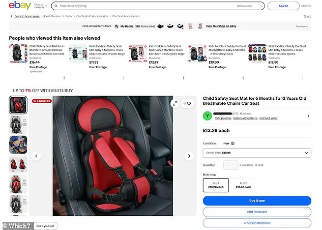 Privileged Access to Danger: Hazardous Car Seats Still Flood UK Markets a Decade Later