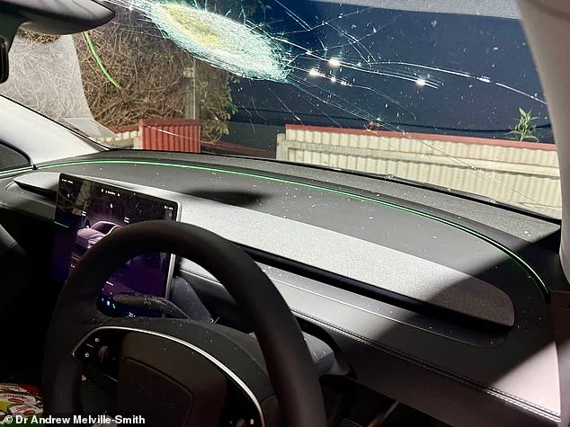 Meteorite Strike on Tesla Model Y: A One-in-a-Billion Event Leaves Owner Disoriented and Vehicle Damaged