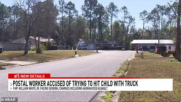 USPS Worker Allegedly Attempts to Run Over 10-Year-Old Boy in Escambia County, Florida; Faces Aggravated Assault Charges