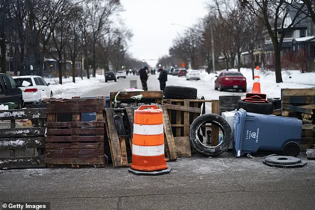 Protesters Erect Barricade at Site of ICE Shooting Death, Sparking Controversy