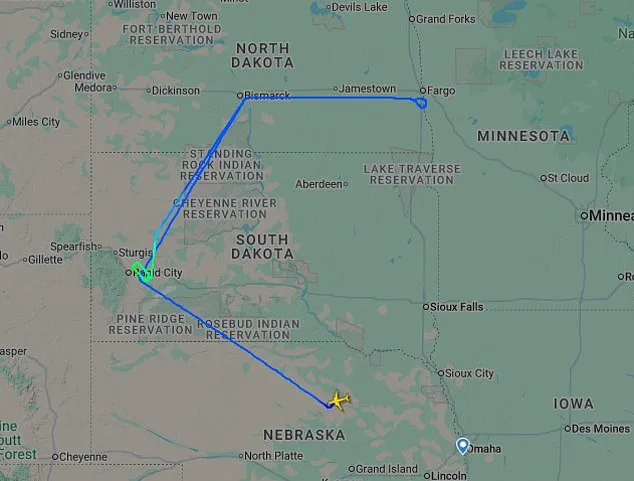 US Air Force's 'Nuclear Sniffer' Aircraft Spotted in Unusual Flight Path, Sparking Speculation