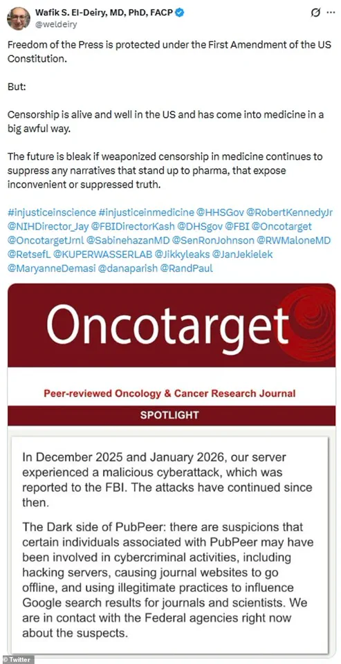 Limited Access to Cancer-Vaccine Study as Journal Falls Victim to Cyberattack