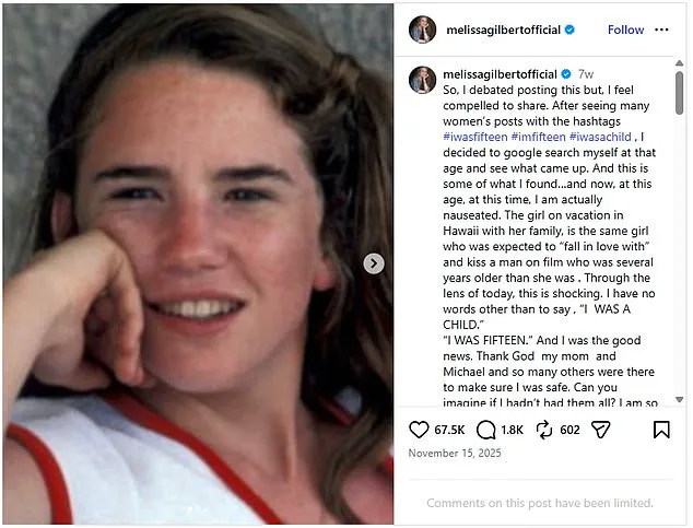 Melissa Gilbert's Social Media Post Sparks Debate Over Child Actor Exploitation Amid Husband's Abuse Allegations