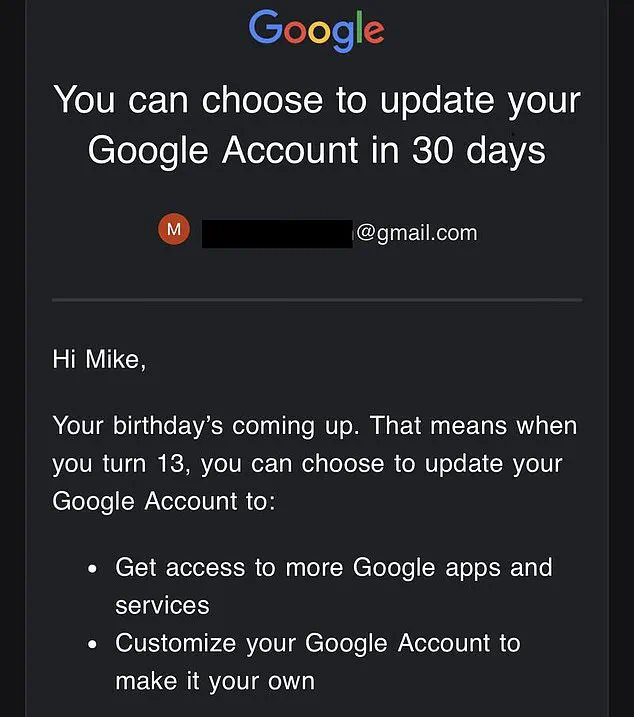 Google Accused of 'Grooming' Kids: Parents and Advocates Say Emails Teach Minors to Disable Controls