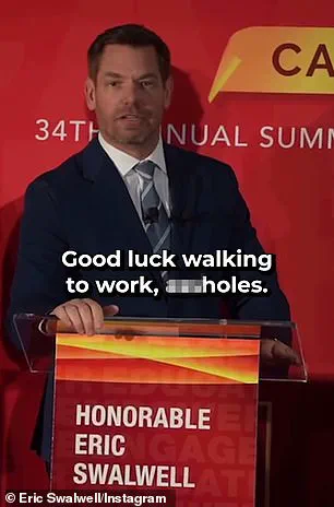 Exclusive Insights: Congressman Swalwell's Controversial Plan to Restrict Federal Agents' Licenses Revealed in Closed Summit