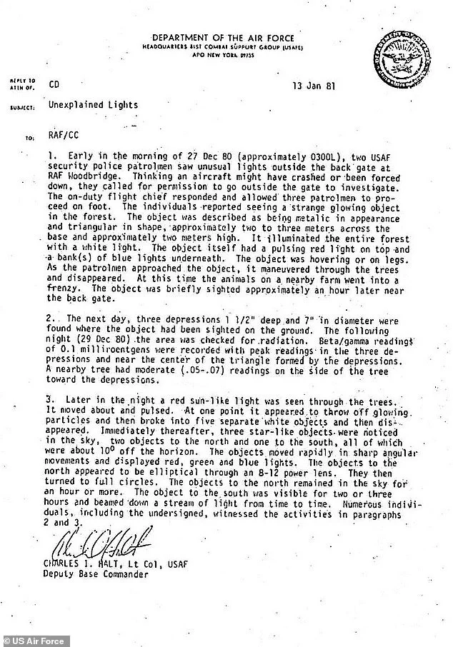 Rendlesham Forest Incident: New Binary Message Claims Spark Debate on Extraterrestrial Contact and Technological Anomalies