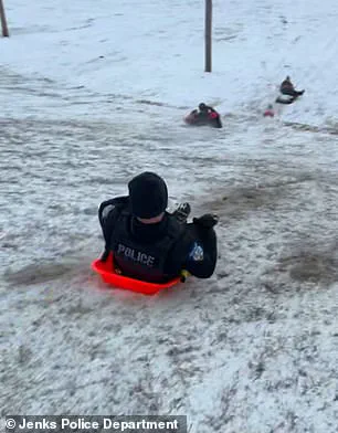 Unintended Chaos: Oklahoma Officer Accidentally Collides With Child During Snow Day – Video Released