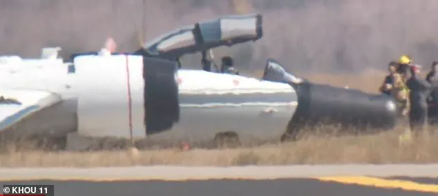 Dramatic Emergency Response as NASA Jet Skids on Runway After Mechanical Failure, Sparks Flames