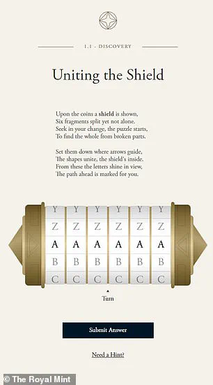 Royal Mint Launches Intricate Puzzle Challenge with £28,000 Gold Bar Prize