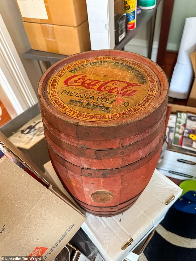 Rare 1900s Coca-Cola Barrel Uncovered in Atlanta Attic, Shedding Light on Early Brand History
