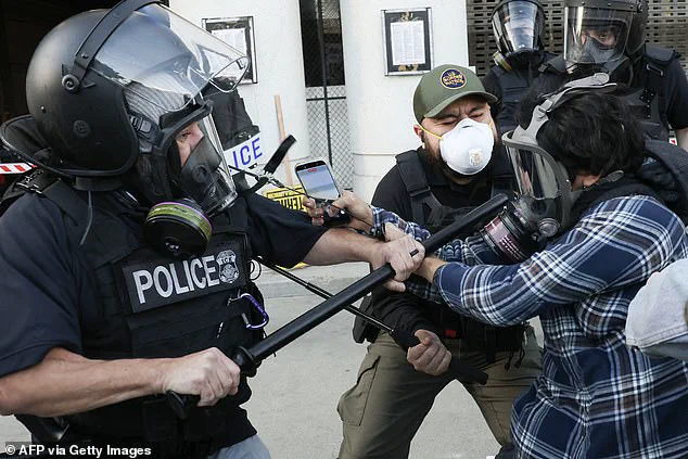 Downtown LA in Chaos: Protesters Clash with Officers, Tear Gas Used During ICE Raids