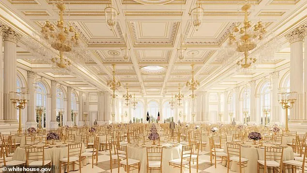 Controversial $300M 'Big, Beautiful Ballroom' Unveiled in White House East Wing Renovation