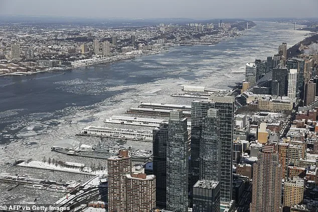 Frozen in Time: Satellite Image Captures New York's Icy Winter Storm and Human Toll