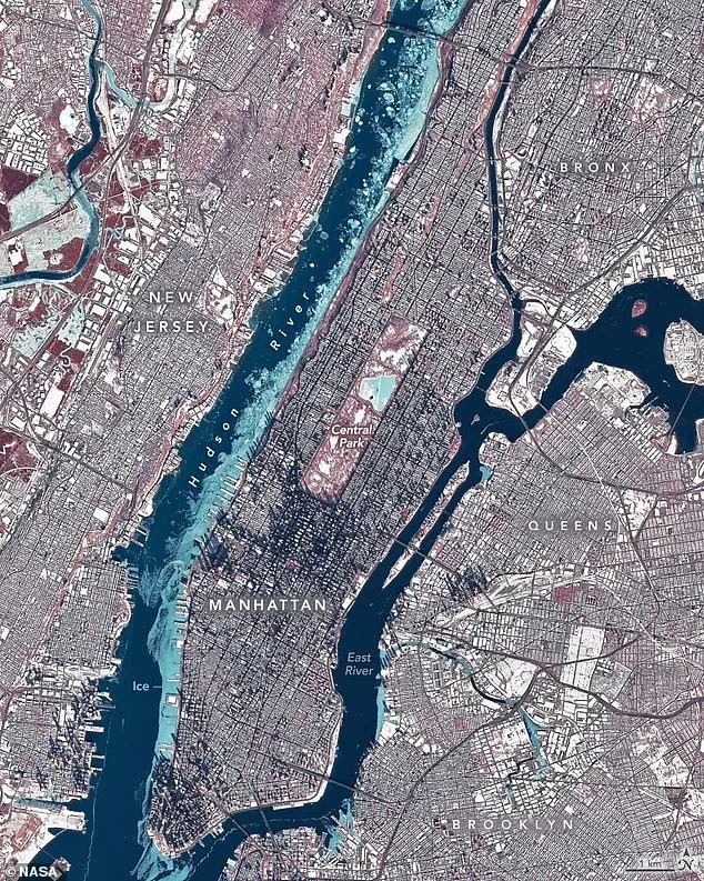 Frozen in Time: Satellite Image Captures New York's Icy Winter Storm and Human Toll