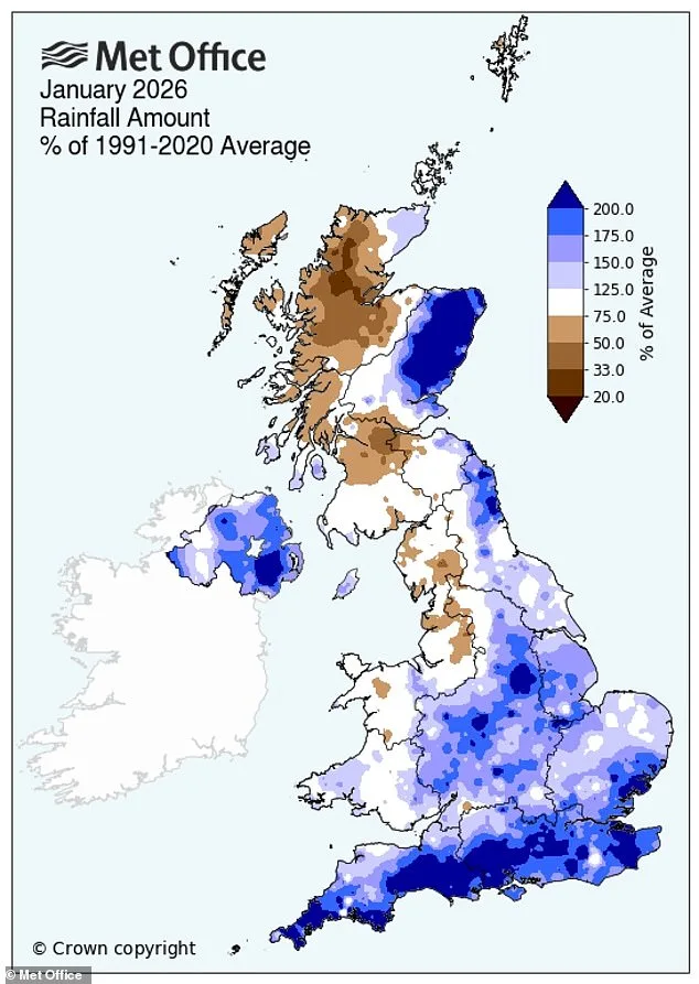 UK's Wettest January on Record as Climate Uncertainty Looms