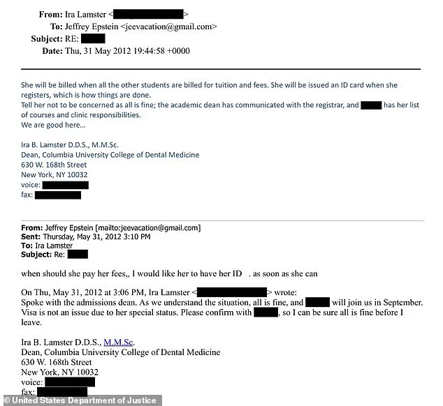 Millions in Donations from Jeffrey Epstein Facilitated Controversial Admission of Karyna Shuliak to Columbia Dental School