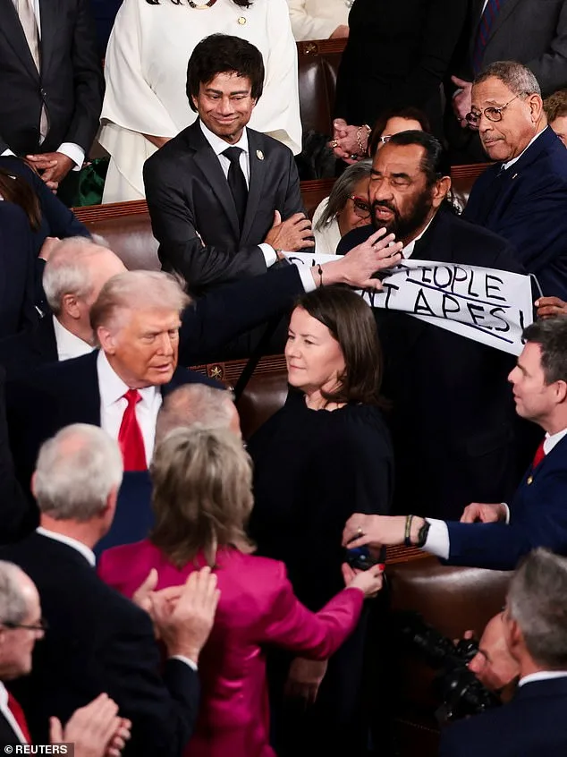 Texas Democrat Al Green Ejected from State of the Union After Protesting Trump's AI Video Mocking Obamas