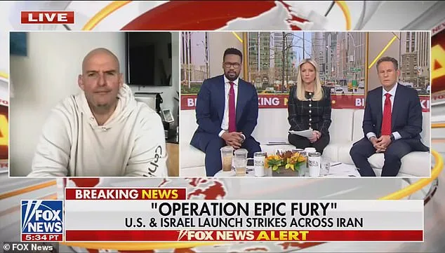 Democratic Senator Fetterman Praises Trump's Iran Strikes, Sees Military Action as Step Toward Peace