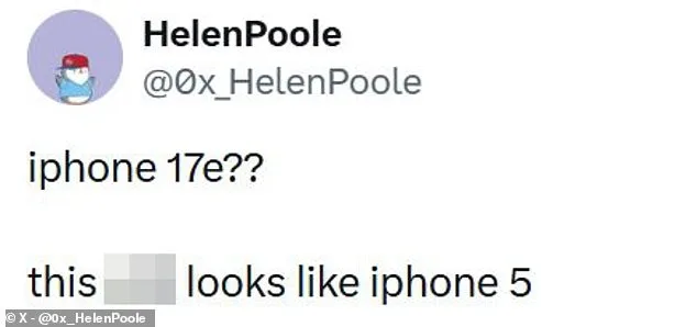 Mixed Reactions as Apple Unveils iPhone 17e with Doubled Storage but Faces Design Criticism