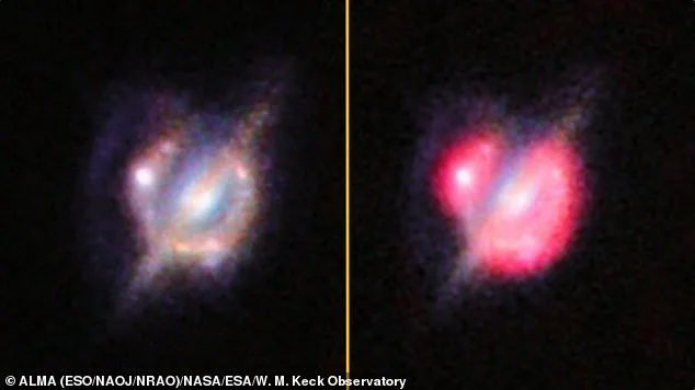 Astronomers Detect Farthest Hydroxyl Megamaser in Cosmic Collision 8 Billion Light-Years Away