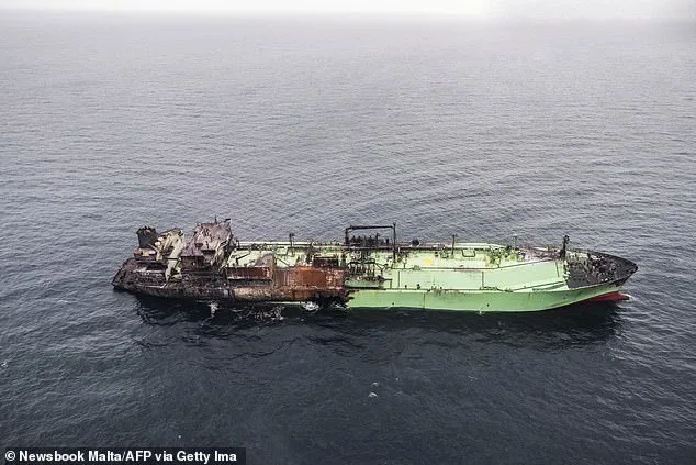 Drifting Russian LNG Tanker Poses Environmental Disaster Risk After Ukrainian Drone Strike