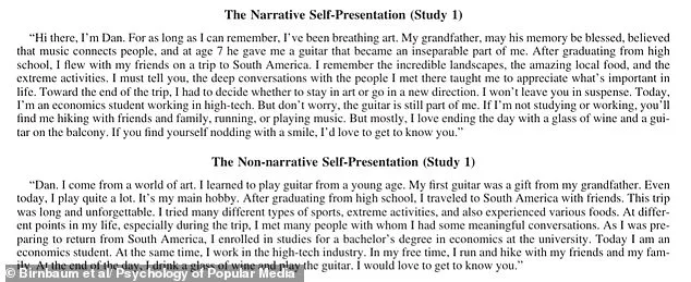 Why Storytelling Beats Bullet Points on Dating Apps, Study Finds