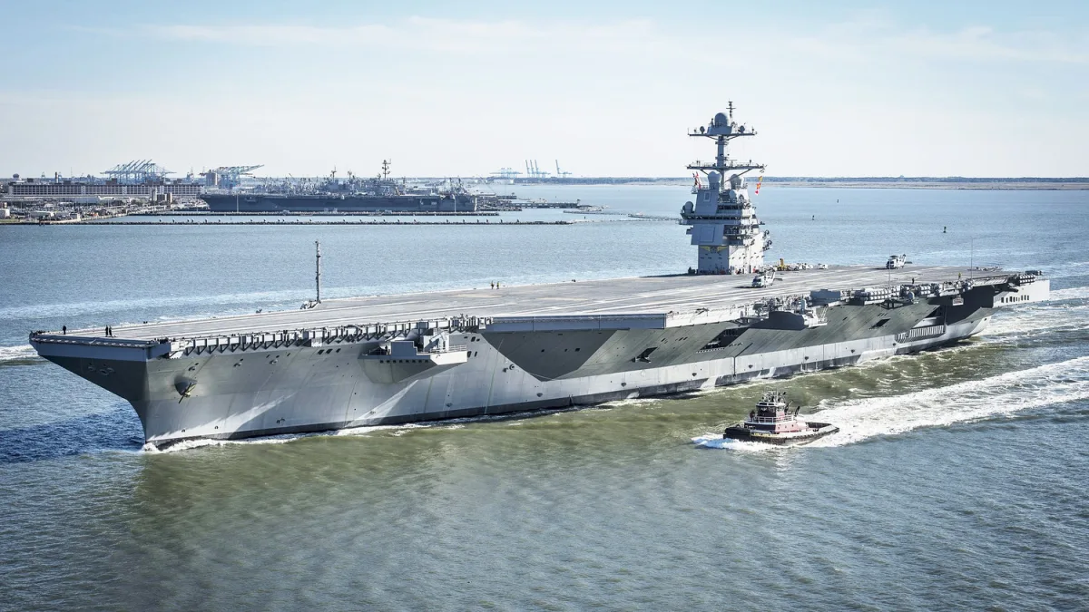 USS Gerald R. Ford Faces Crisis as Fire Reveals Critical Technical Flaws, Threatening Operational Readiness