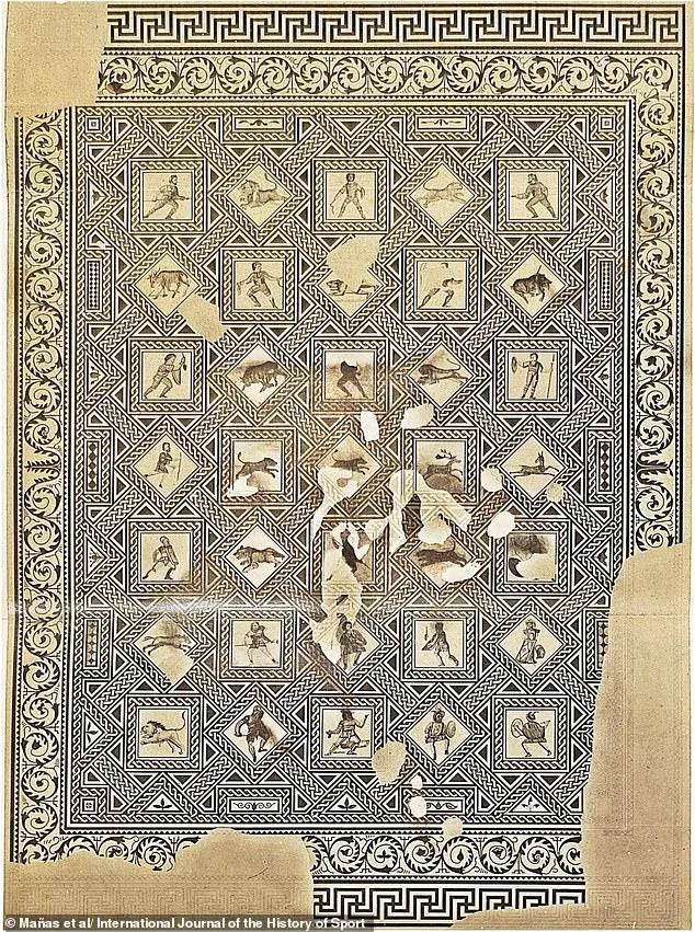 1,700-Year-Old Mosaic Reveals First Direct Visual Proof of Female Gladiators in Roman Arenas — Often Topless to Arouse Crowds