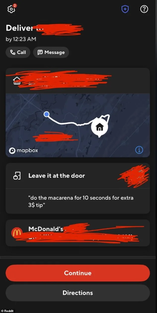 DoorDash Driver Confronts Viral Controversy After Customer Demands Macarena for $3 Tip