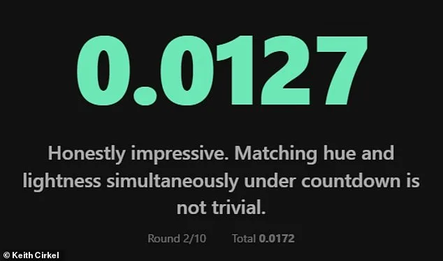 Hue Shift: A High-Stakes Test of Color Perception Under 10 Seconds Per Round